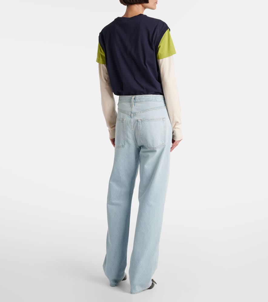 Kelly high-rise straight jeans