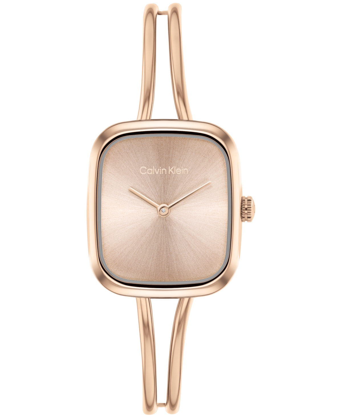 Women's Ck Adore Rose Gold Tone Stainless Steel Bangle Bracelet Watch 20.8mm - Rose gold