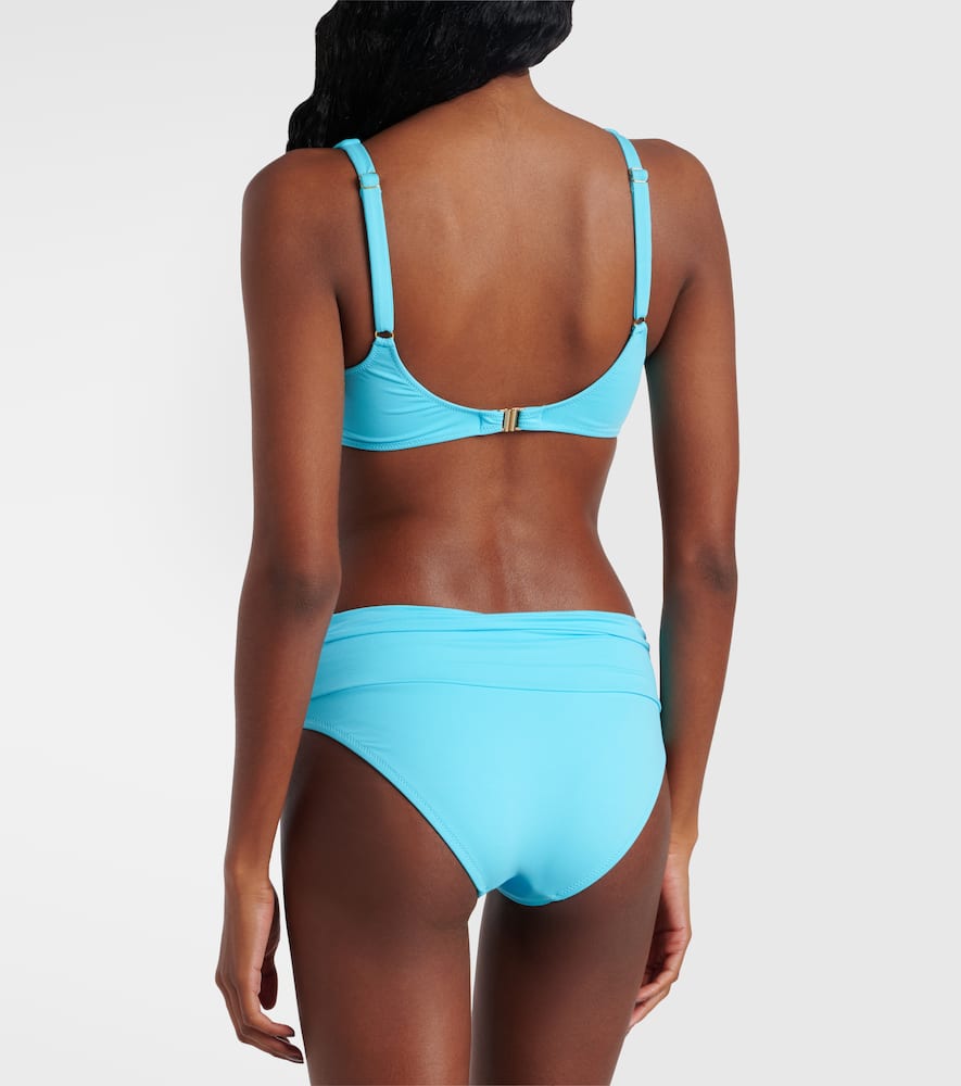 Bel Air embellished bikini top