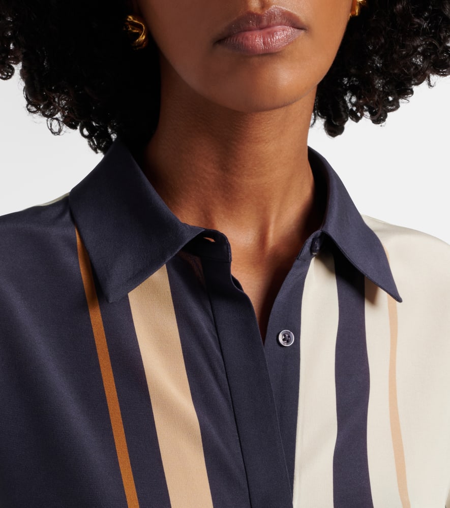 Printed silk shirt