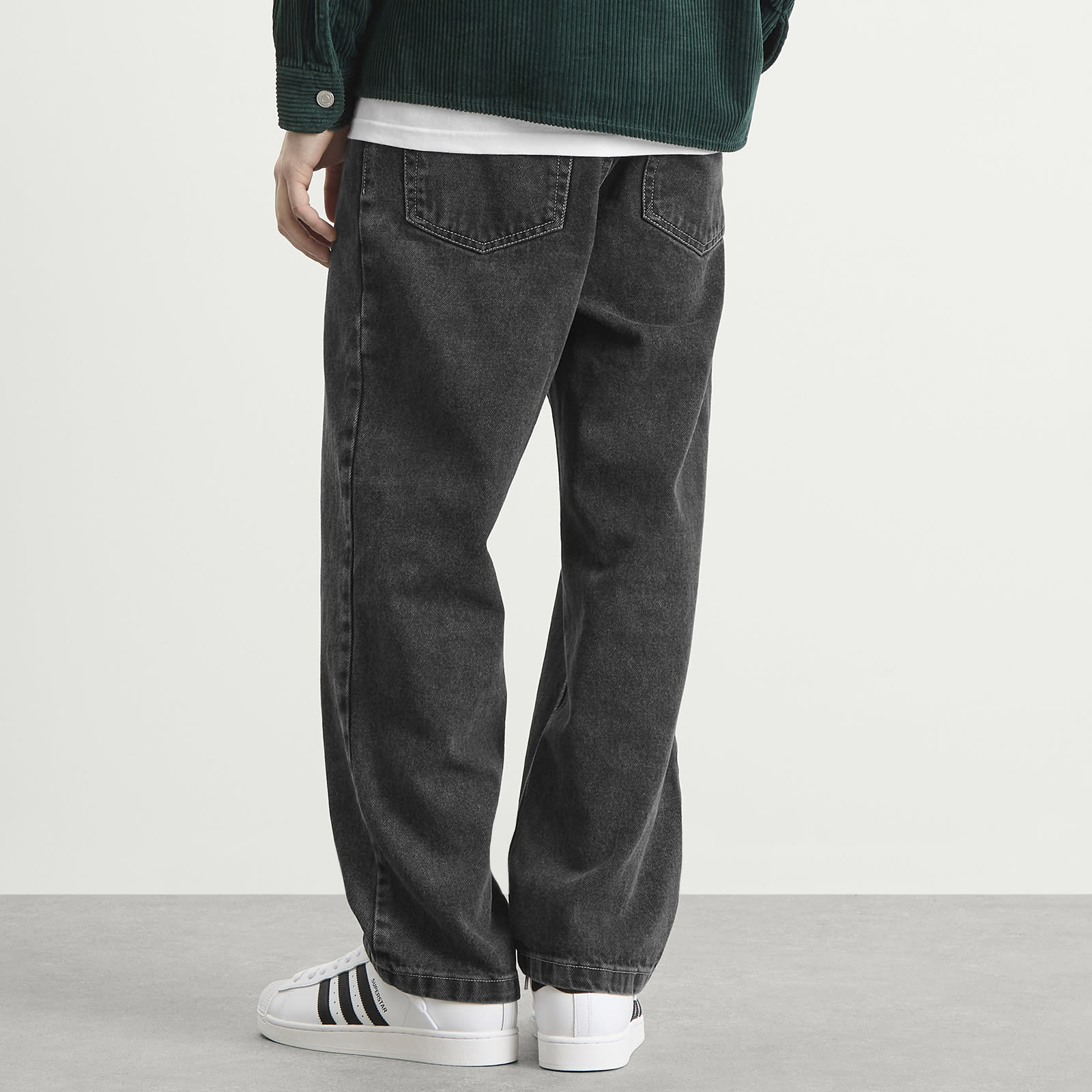 Men's 93! Jeans in Silver Black