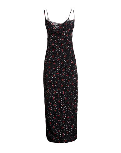 Des_phemmes Woman Maxi dress Black Size 6 Polyester
