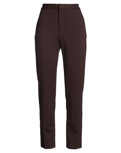 Woman Pants Dark brown Size 4 Viscose, Polyamide, Elastane