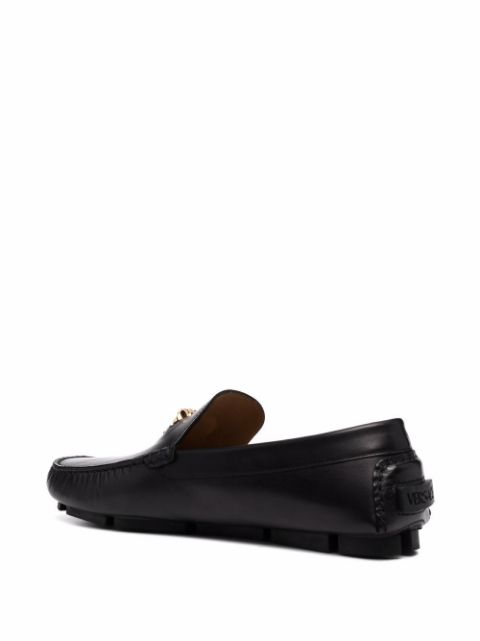 Medusa Head leather loafers