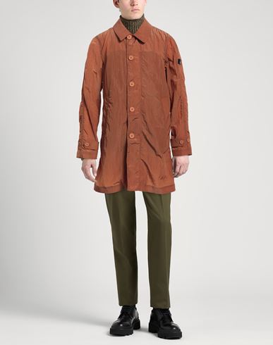 Man Overcoat & Trench Coat Brown Size M Polyamide