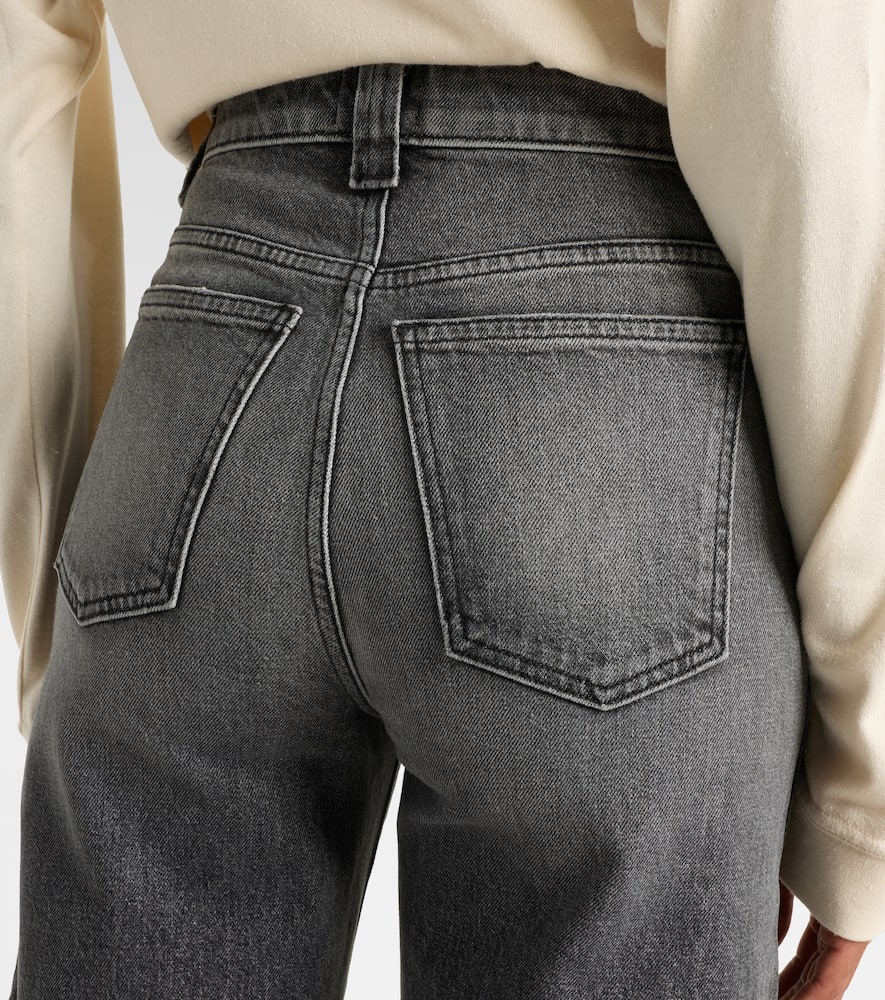 Dane high-rise wide-leg jeans