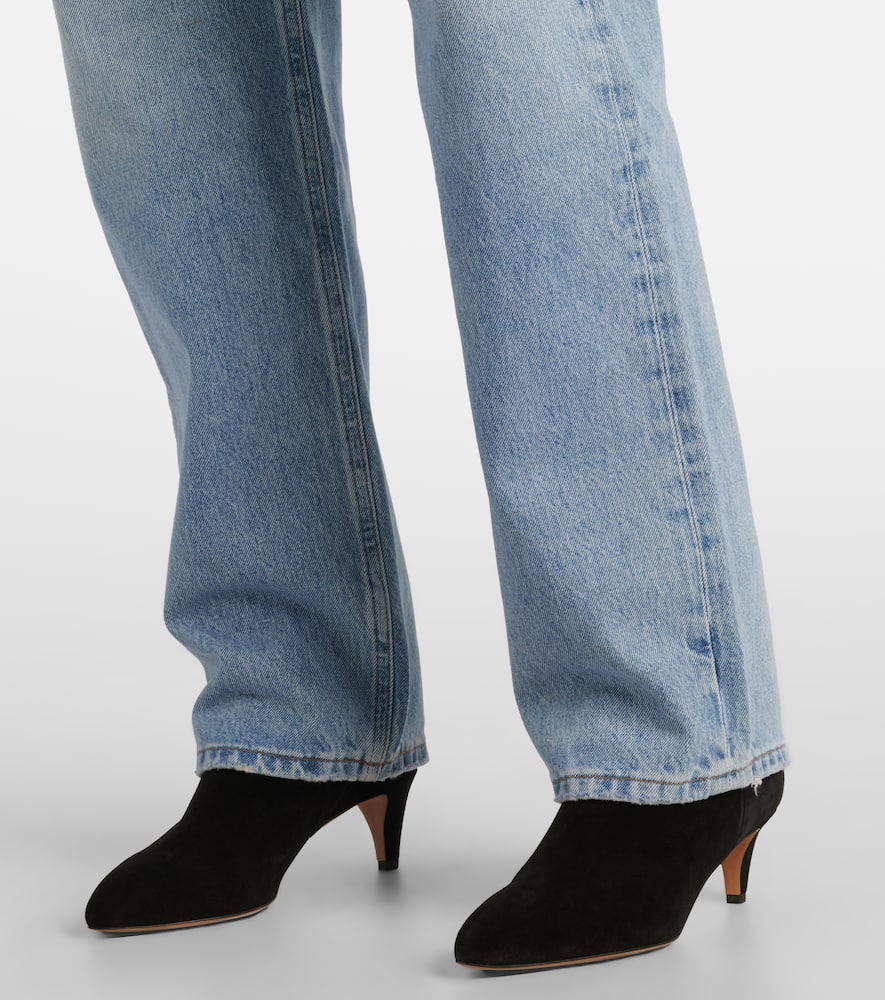 Kelly Jean high-rise straight jeans