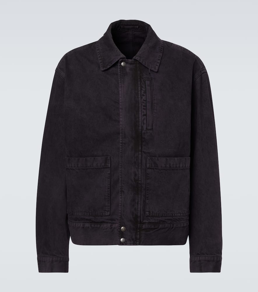 Denim bomber jacket