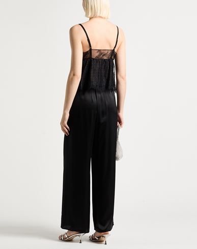 Woman Top Black Size M Polyamide, Polyester, Elastane