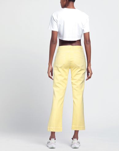Woman Denim pants Yellow