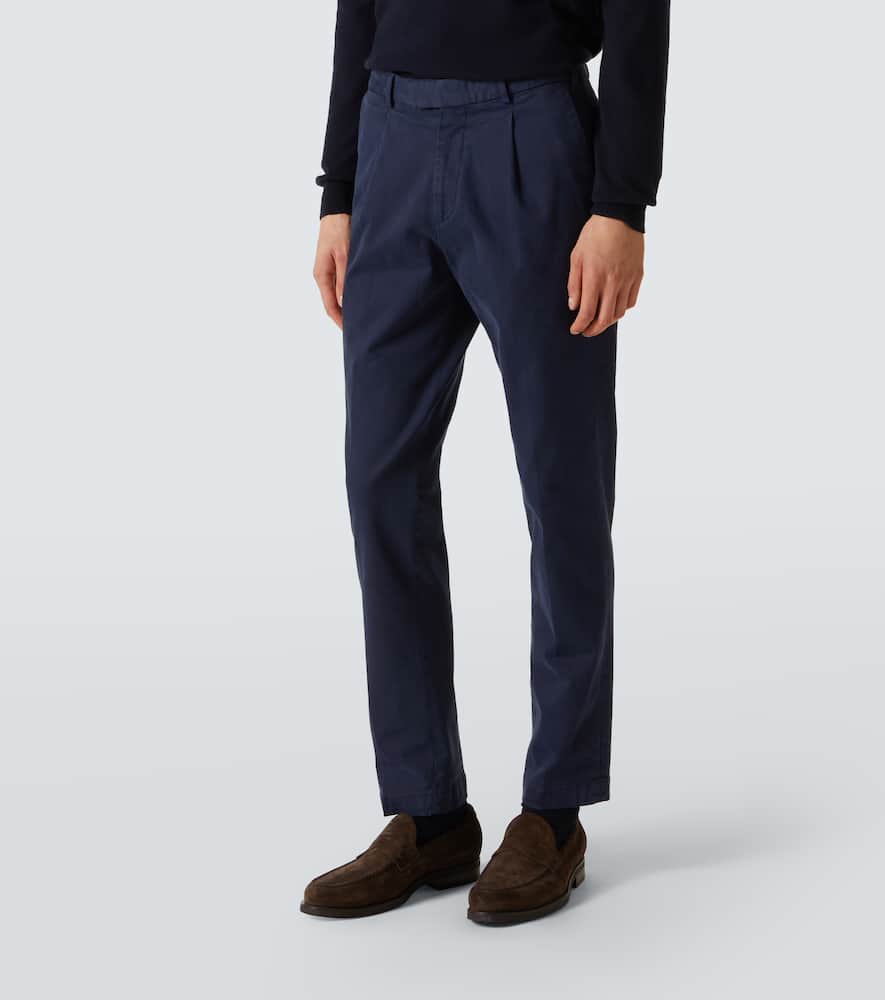 Cotton straight pants