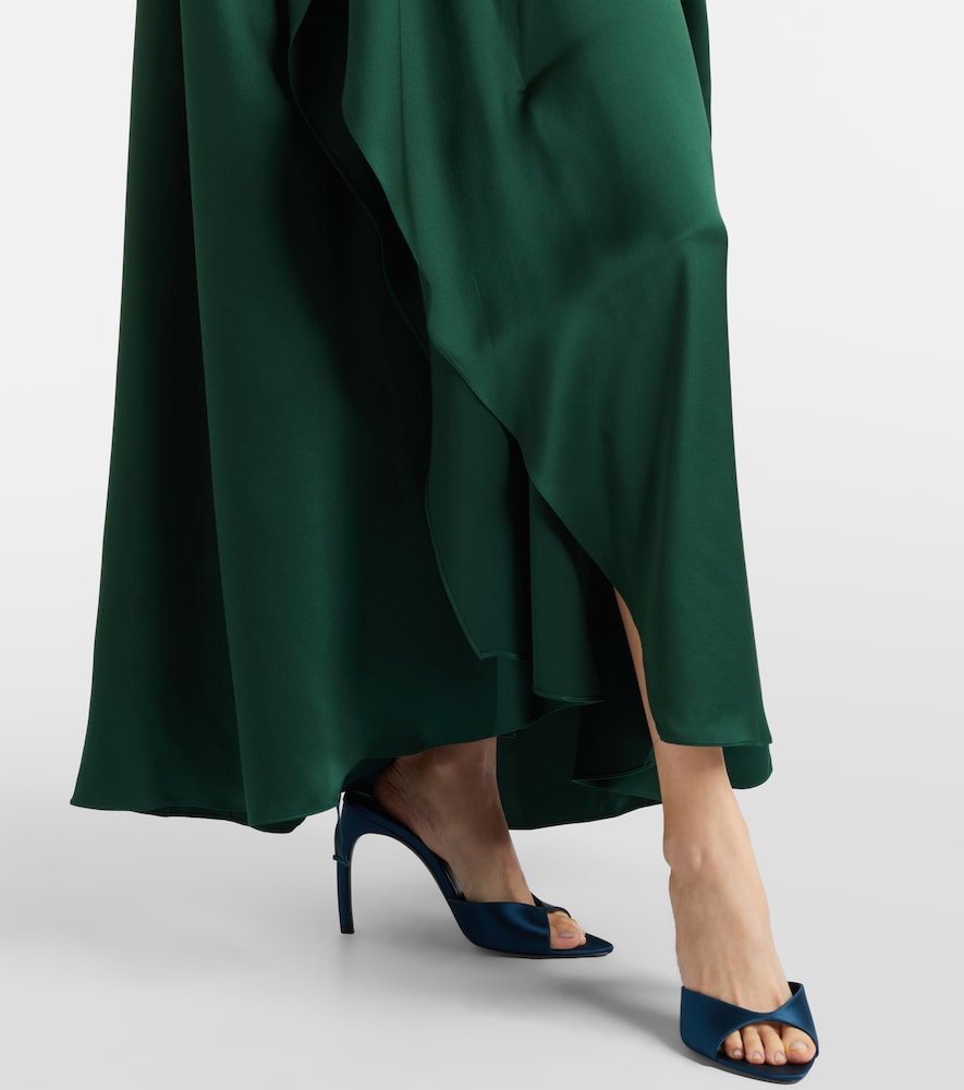 Hiba silk satin gown