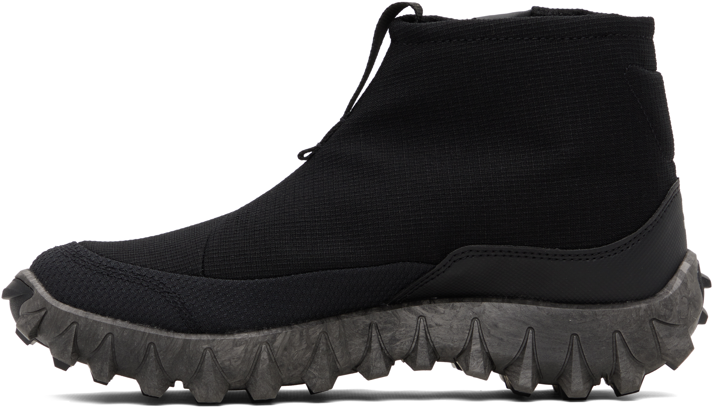 Black Snowclog Mid High Top Sneakers