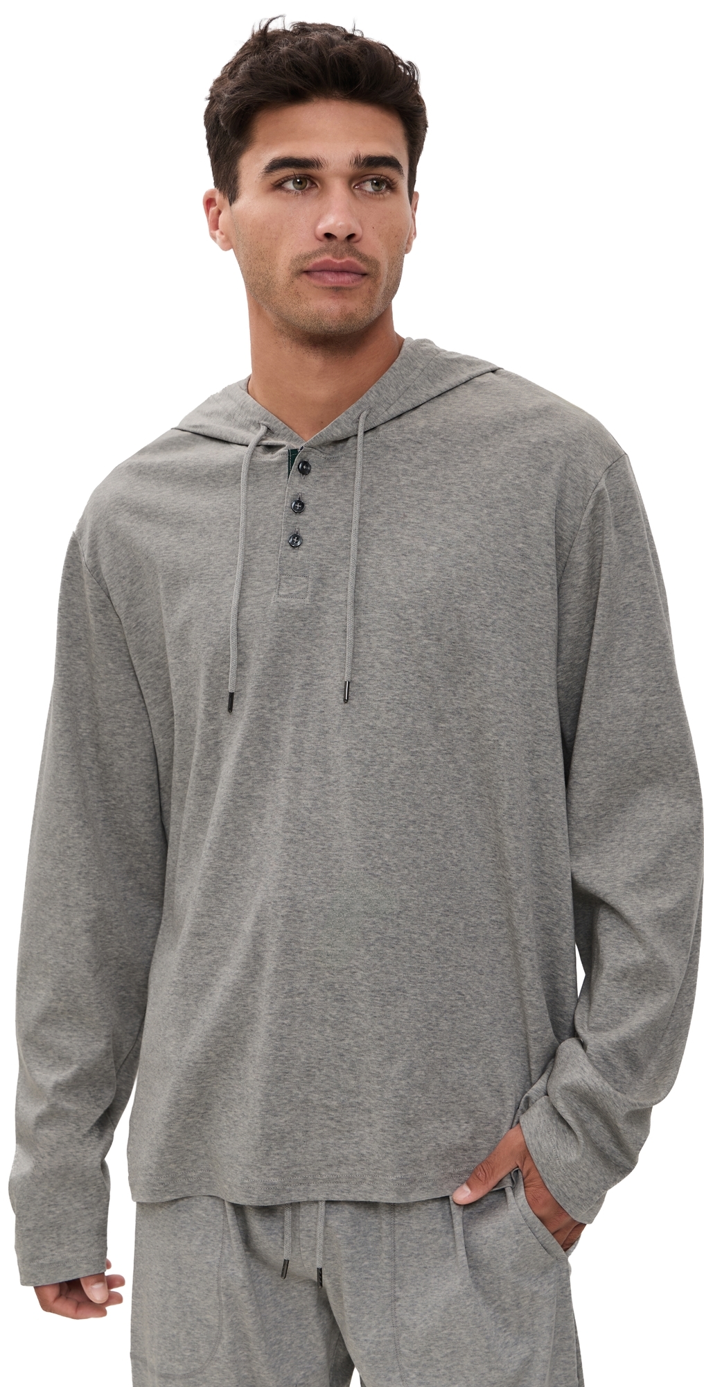 Mercerized Cotton Hoodie Andover Heather