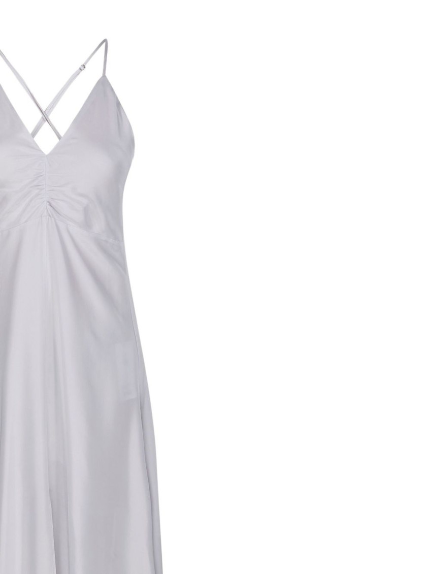 - Long Silk Slip Dress