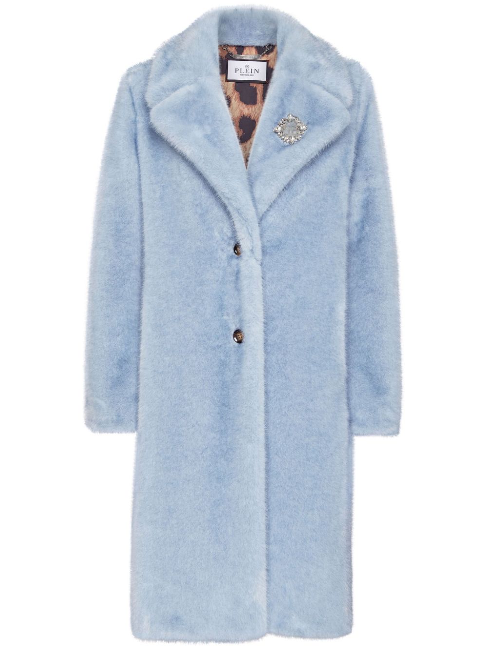 Faux fur coat - Neutrals