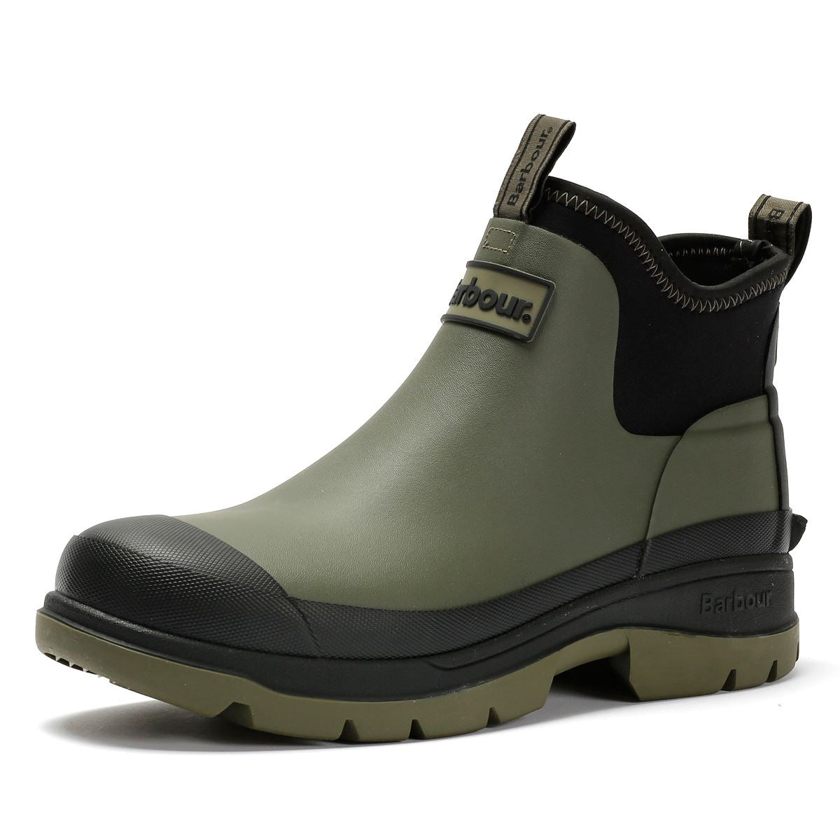 Barbour Ridge Men's Uniform Green Ankle Wellington Boot