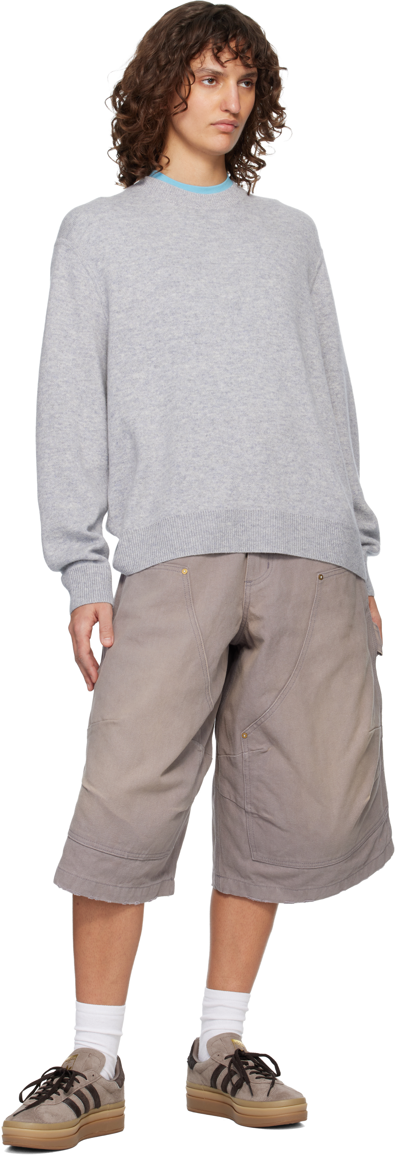 Brown Gazelle Bold Sneakers