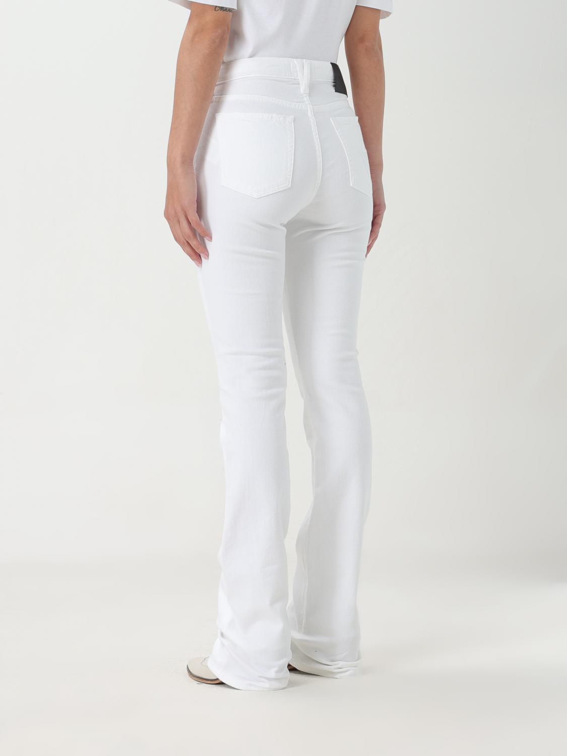 Jeans Woman color White