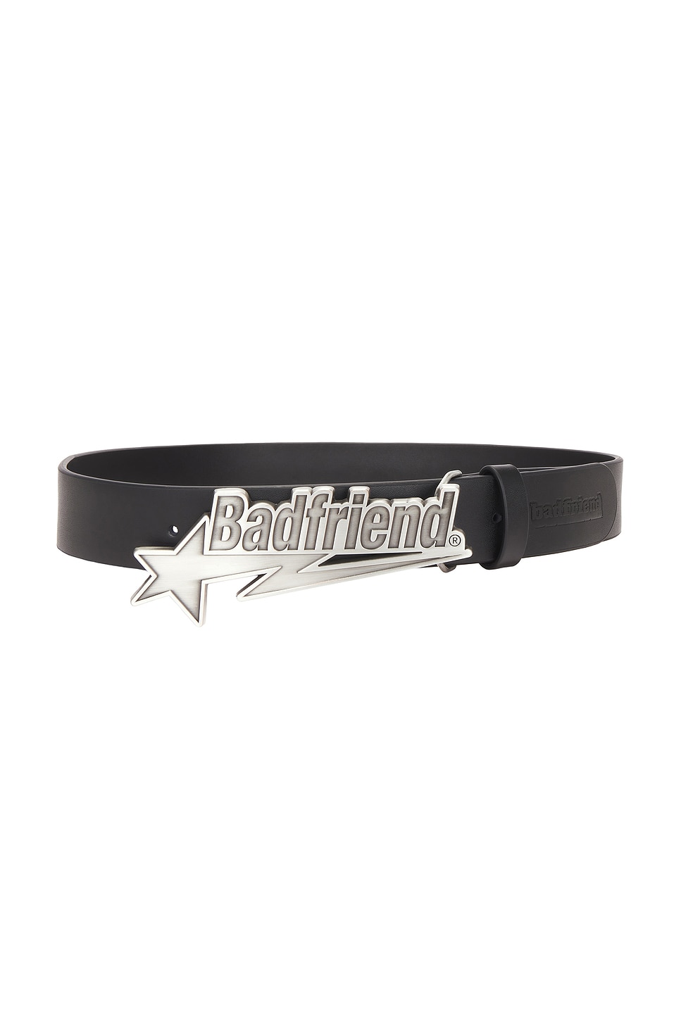 Badfriend Star Logo Belt in Black - Black. L/XL also in