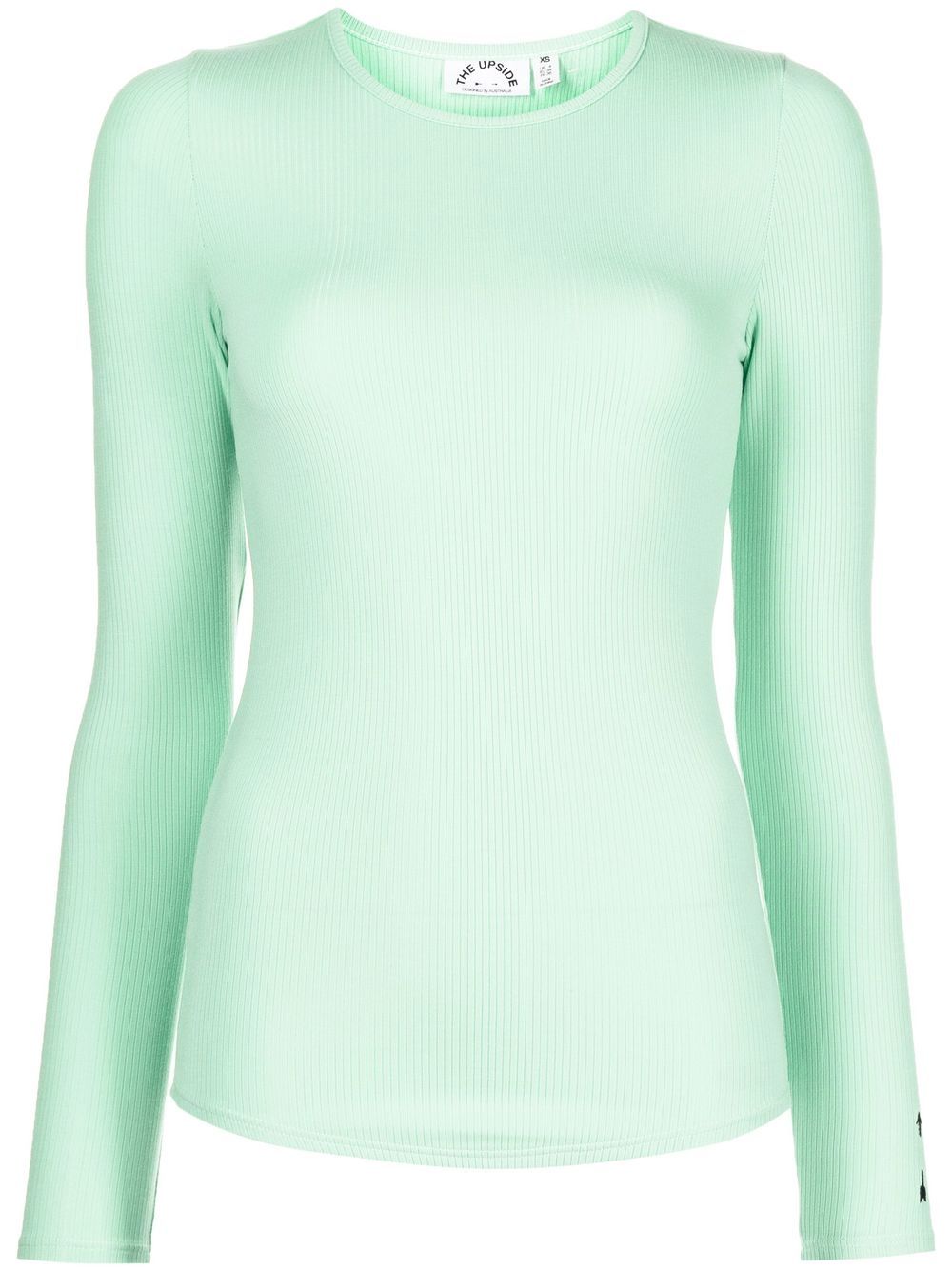 Solstice Giselle ribbed top - Green
