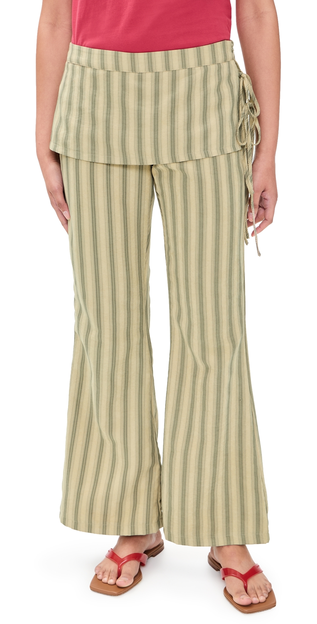Alpine Pants Beige Stripe