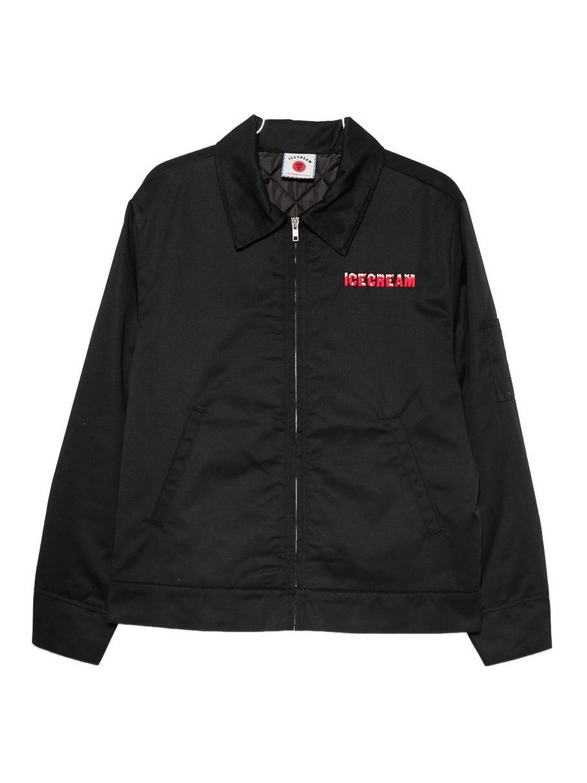 Logo Zipped Blouson Jacket