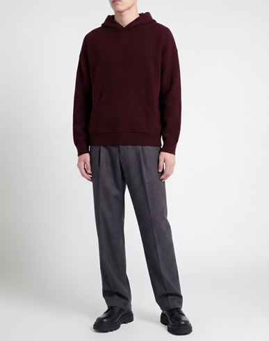 Man Sweater Garnet Size M Wool
