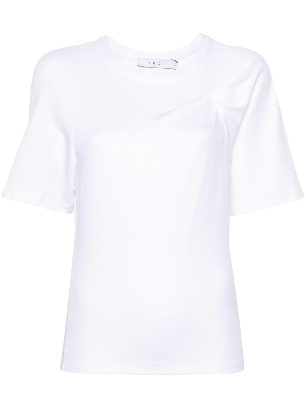 Umae pleat-detail T-shirt - White