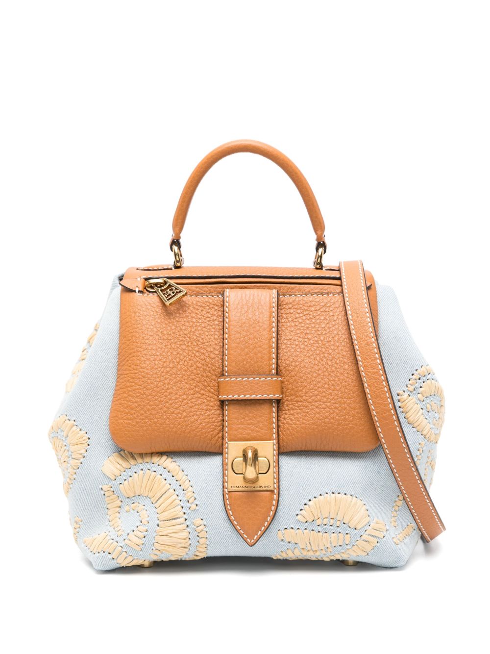 Mini Liza tote bag - Blue
