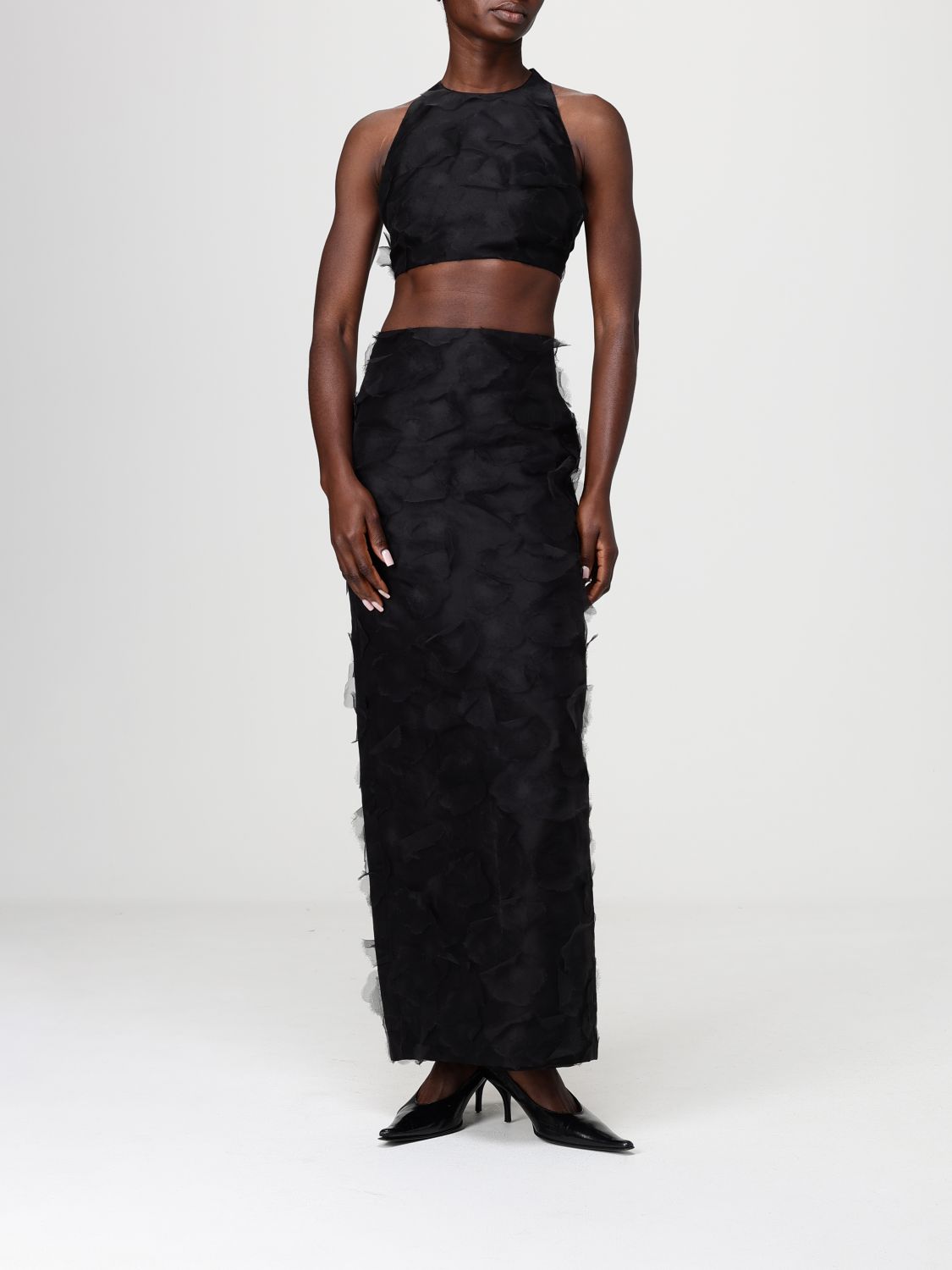 Skirt Woman color Black