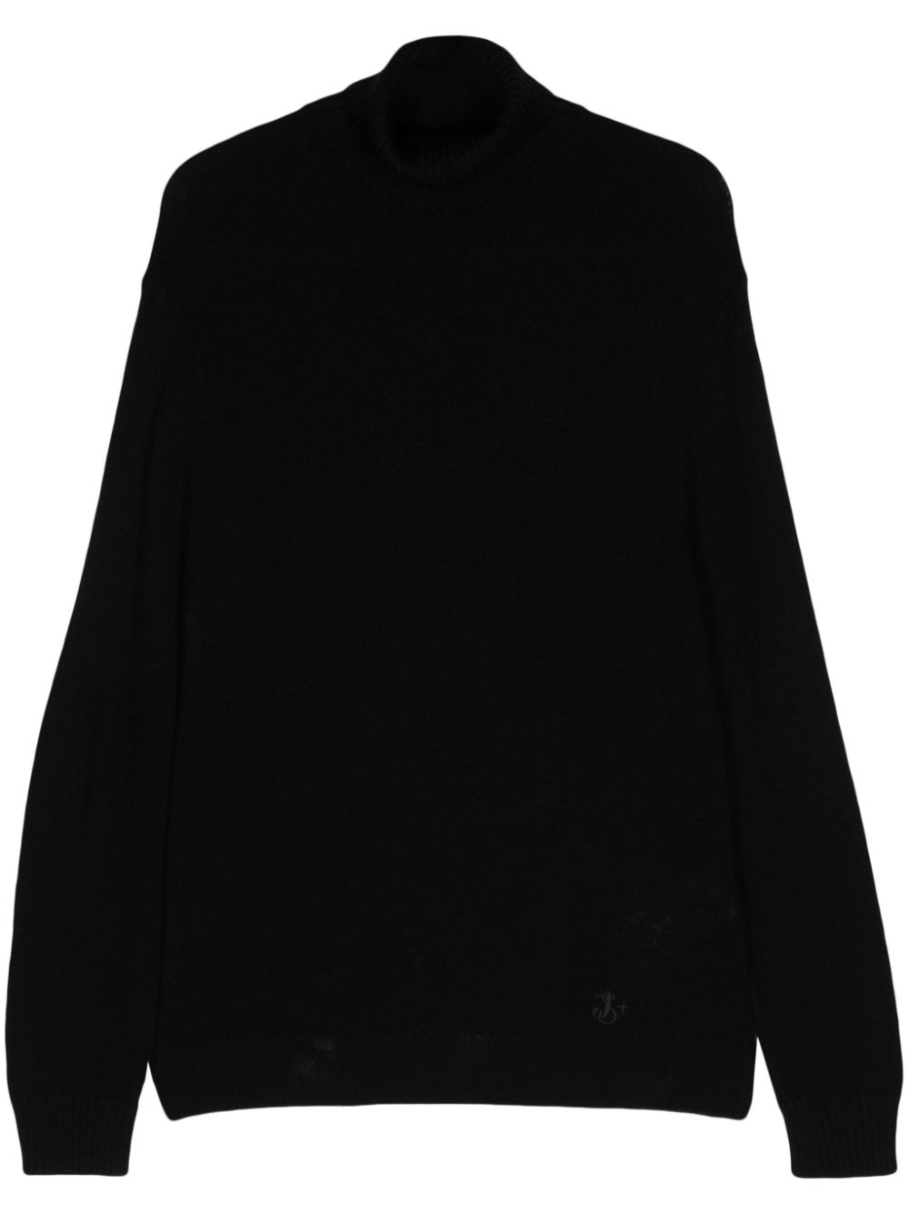 Roll neck wool jumper - Neutrals