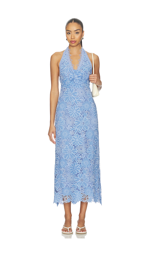 Waimari Odette Maxi Dress in Blue. XS. Also in S
