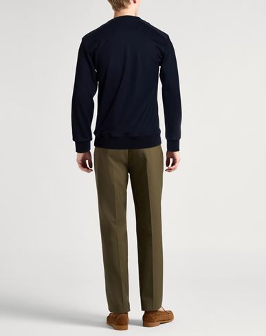 Man Sweatshirt Navy Size 19 Virgin Wool