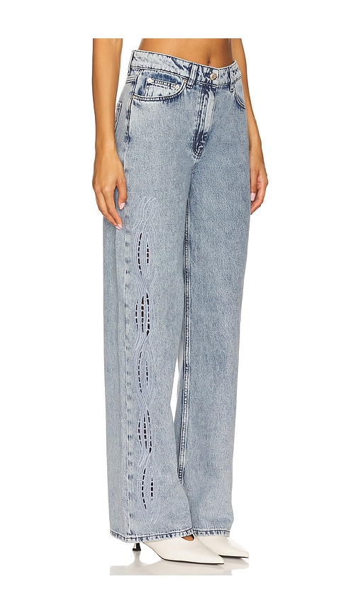 IRO Ryley Wide Leg in Blue. -  40/8 also in 34/2, 36/4