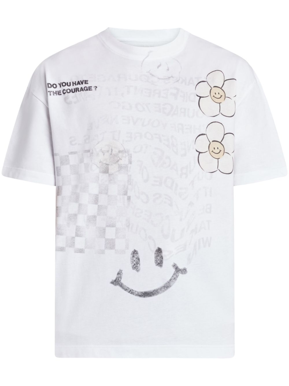 Graphic-print cotton T-shirt - White
