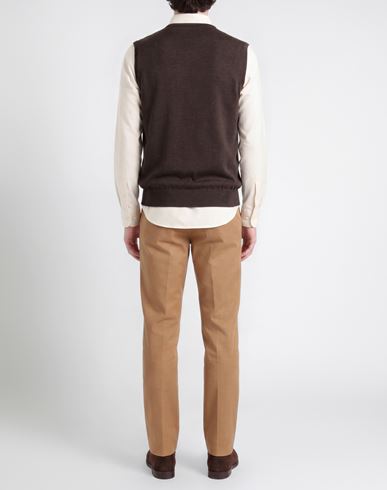 Man Sweater Chocolate brown Size 48 Virgin Wool