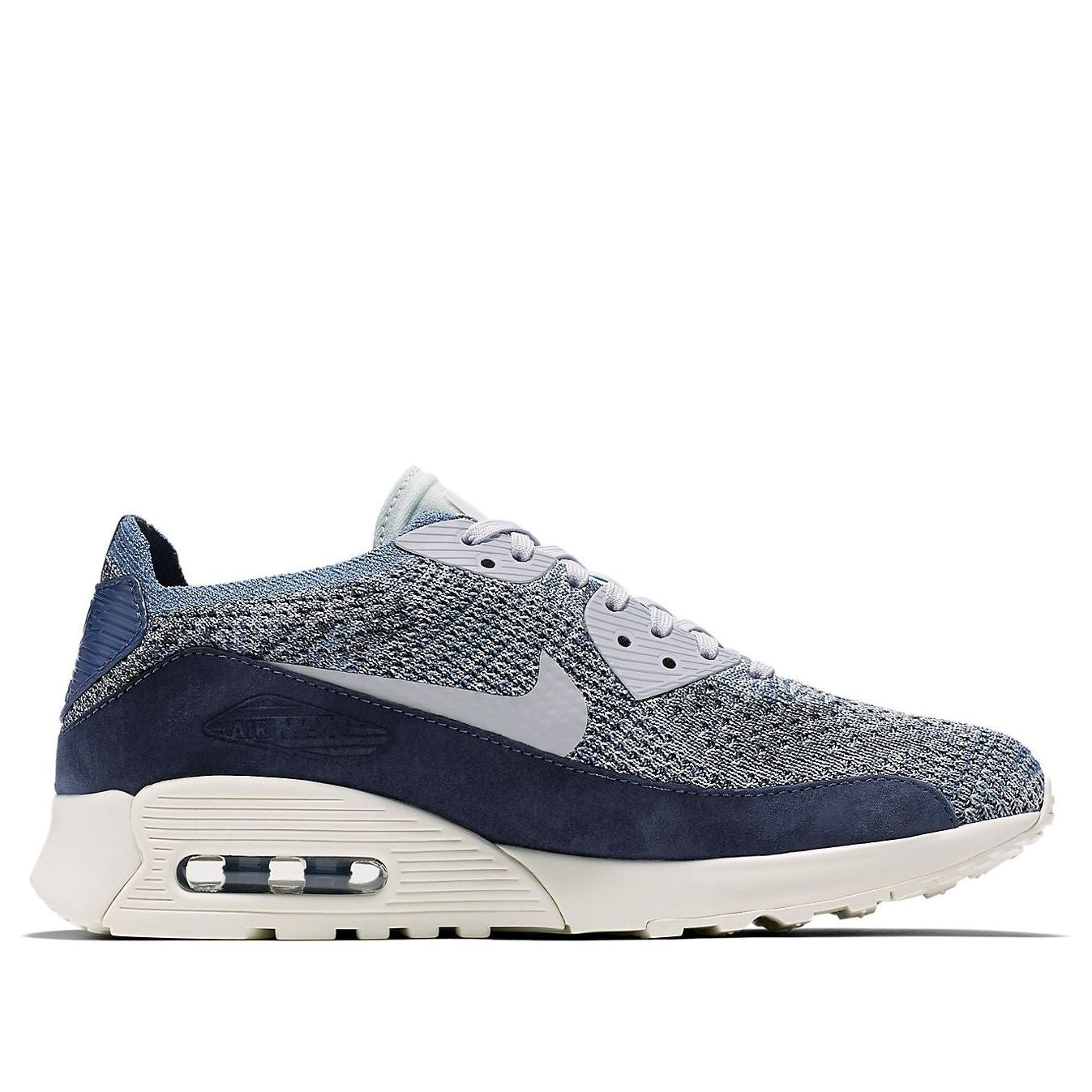 (WMNS) Air Max 90 Ultra 20 Flyknit 'Grey White'