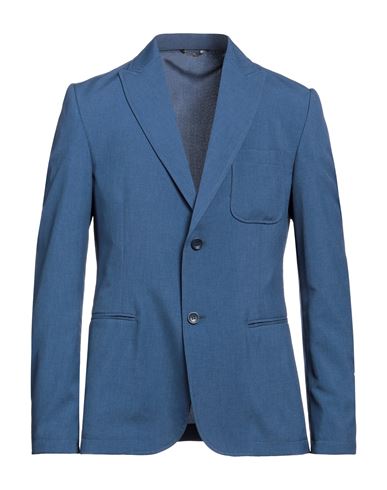 Couture Paris Man Blazer Slate blue Size 44 Polyester