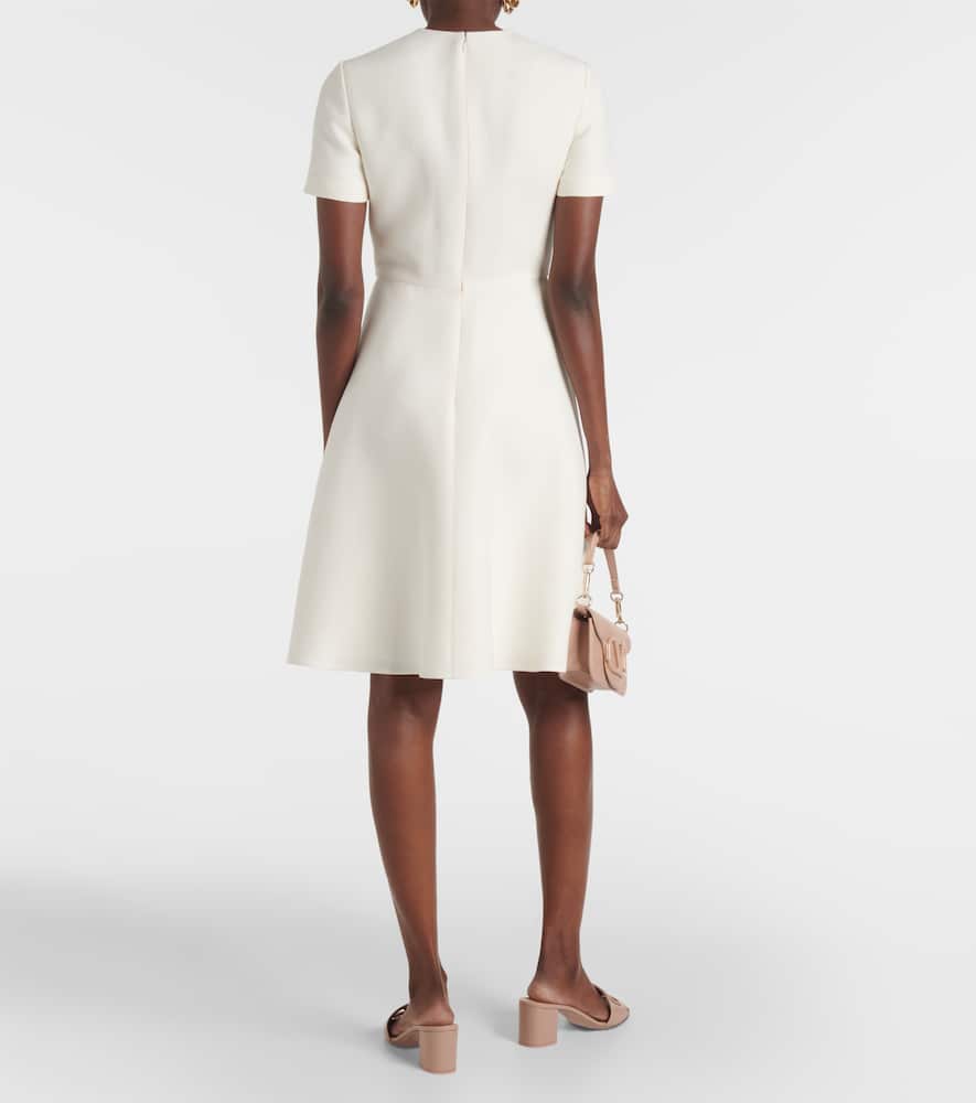 Wool and silk minidress