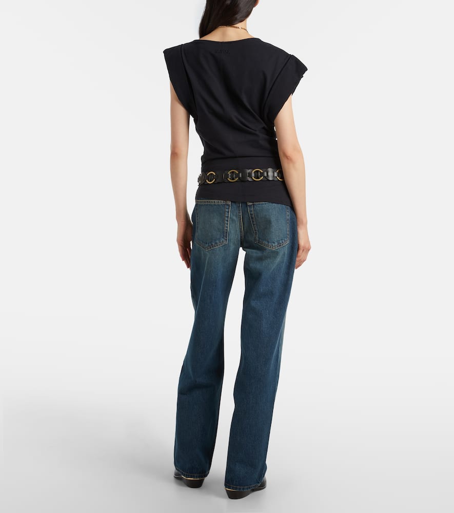 Dromie mid-rise straight jeans