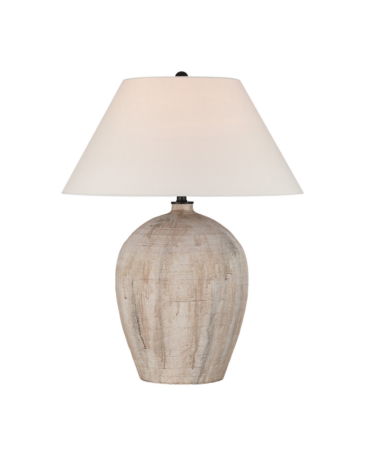 Beige Brown Table Lamp from the Fresco Collection