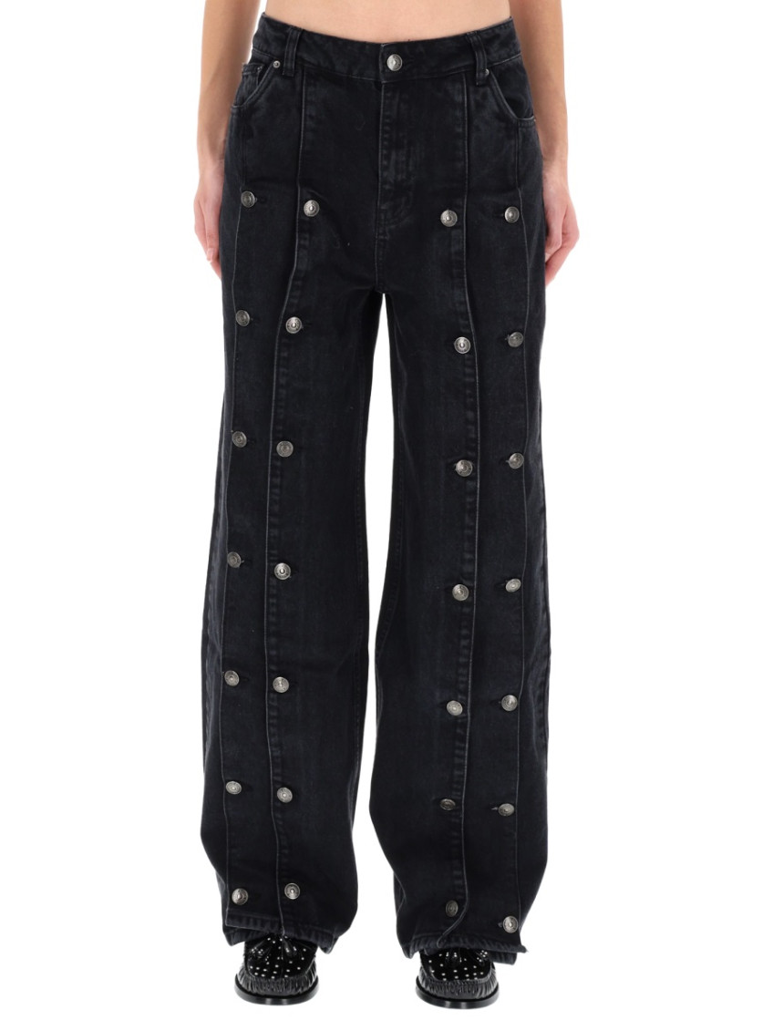 Black Relaxed High Rise Jeans