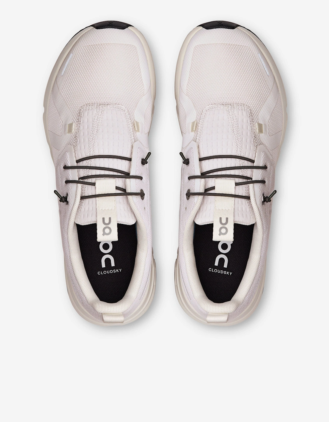 Girl's On Running Kids Cloud Sky Trainers in White