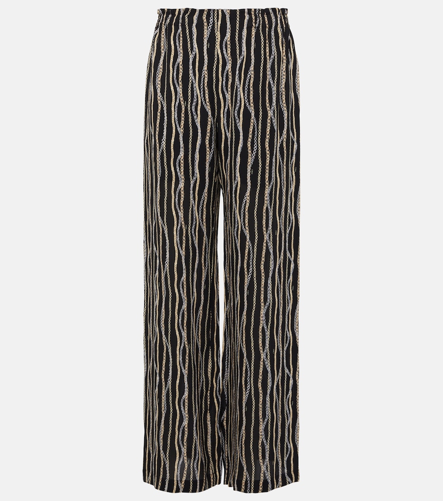 Chloé Printed silk pants