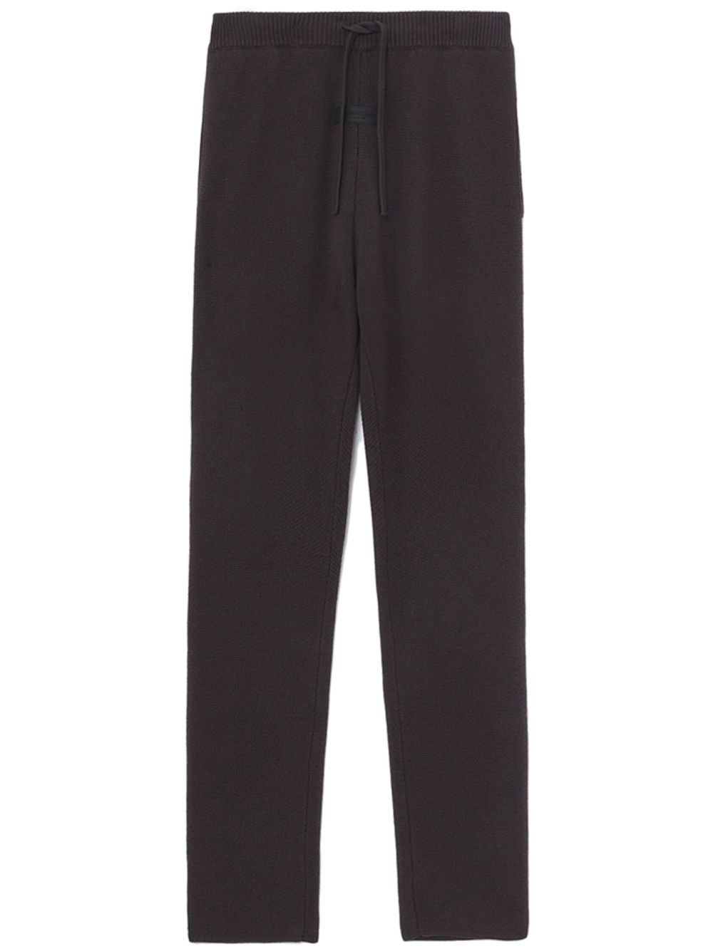 Drawstring track pants - Brown