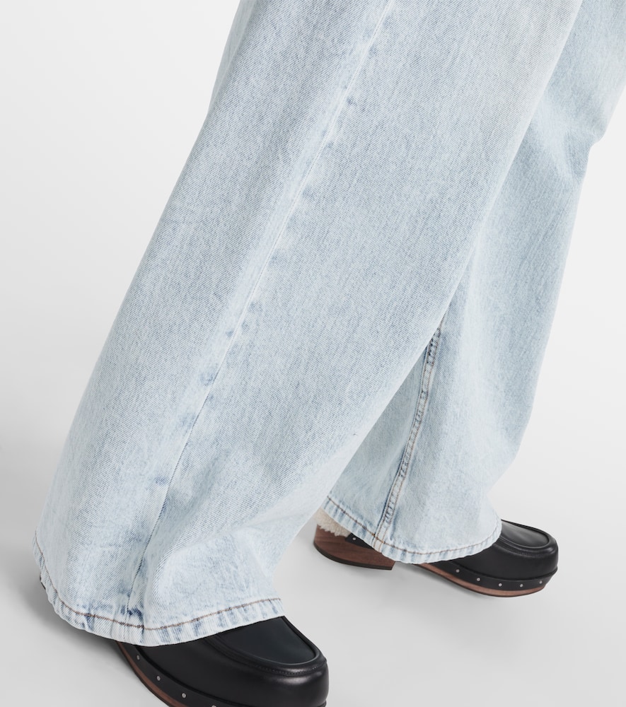 High-rise straight jeans