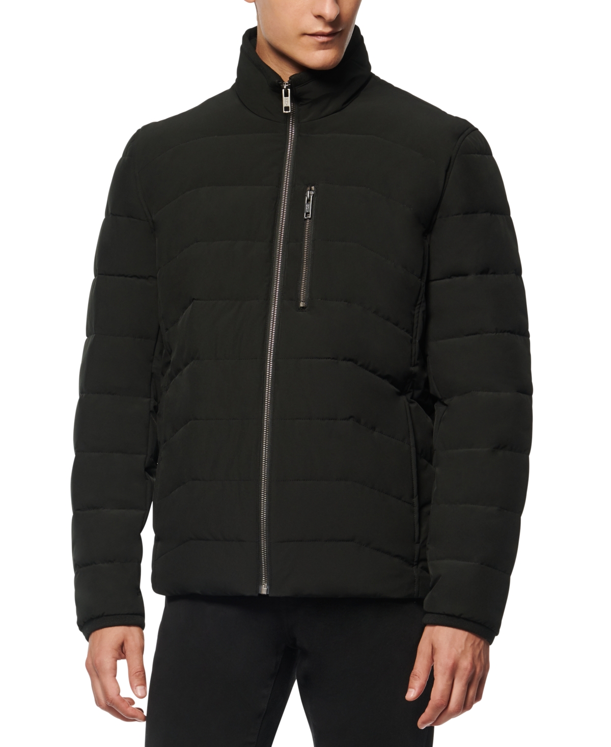 Men's Carlisle Stretch Packable Moto Jacket - Black