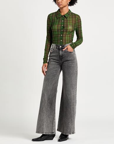 Woman Shirt Green Size M Polyamide