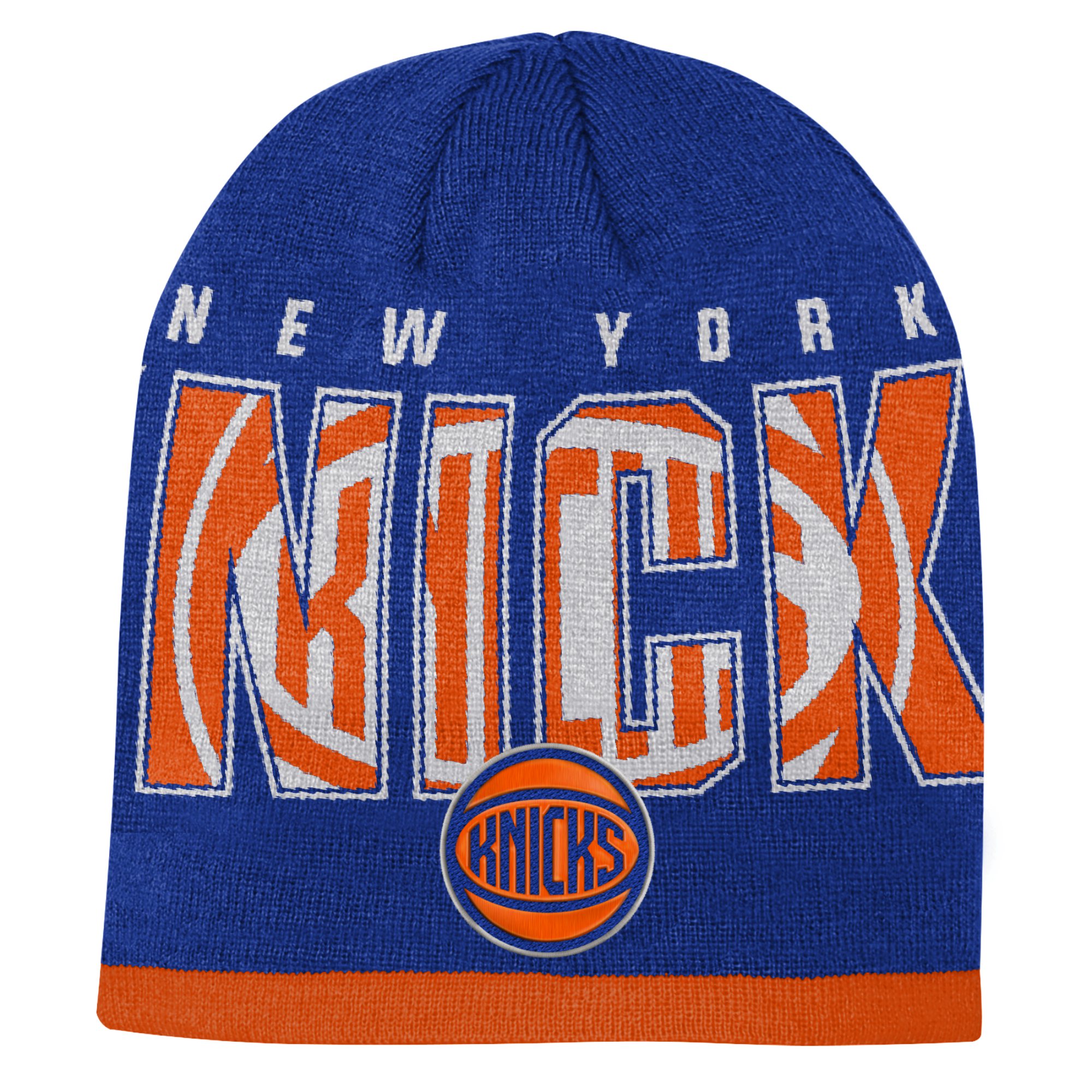 Youth Blue New York Knicks Legacy Knit Hat